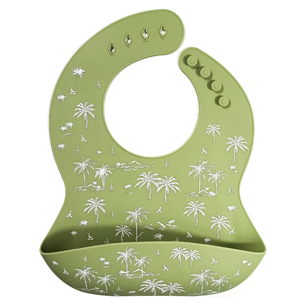 Tropical Paradise Silicone Bib