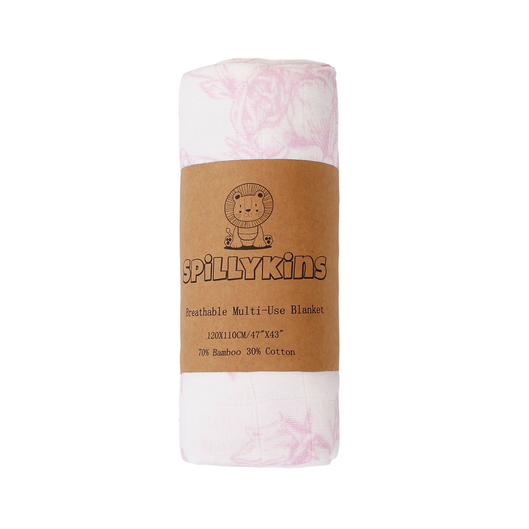 Pink Dreams Bamboo Cotton Swaddle