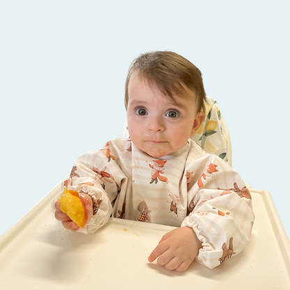 Under The Big Top Long Sleeve Bib