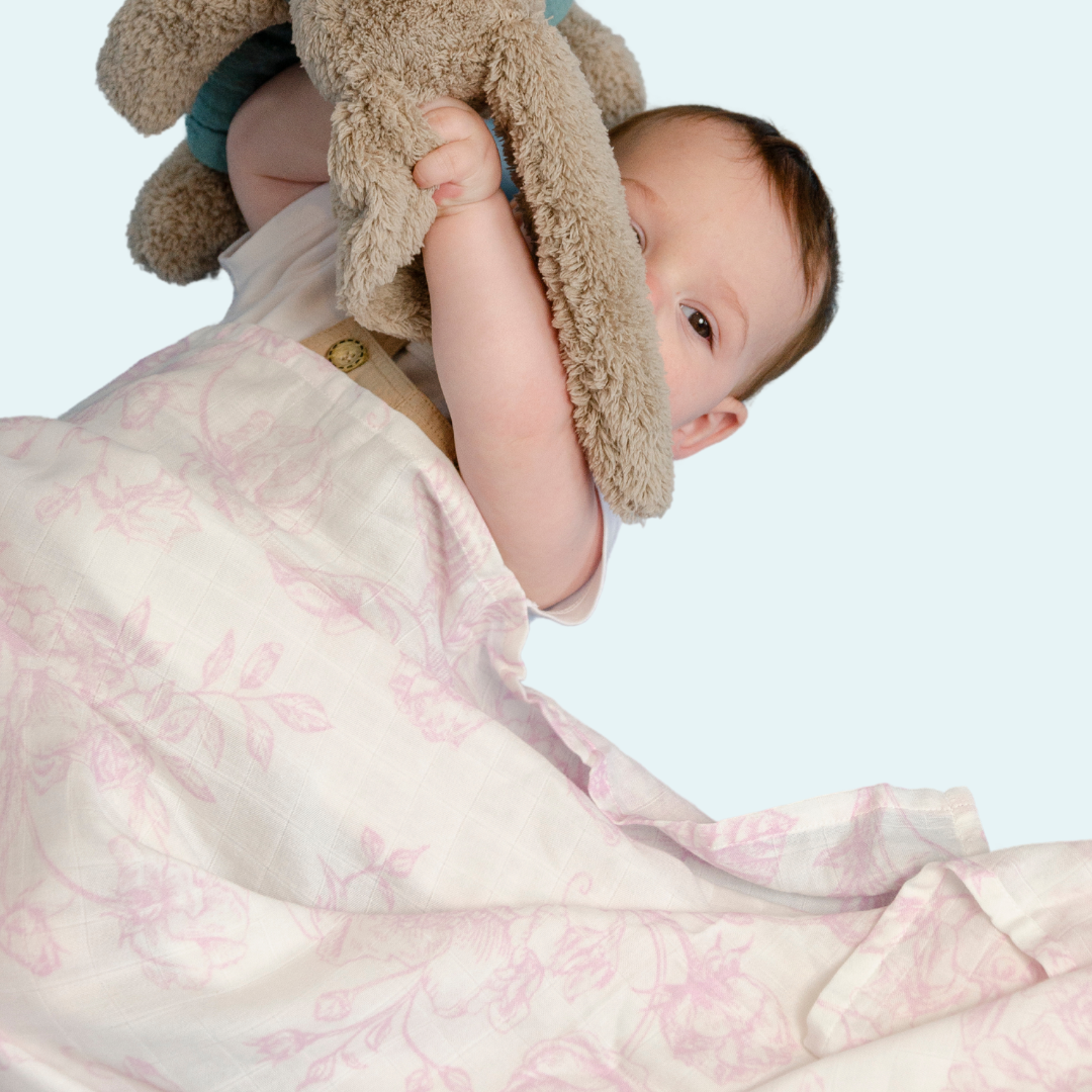 Pink Dreams Bamboo Cotton Swaddle