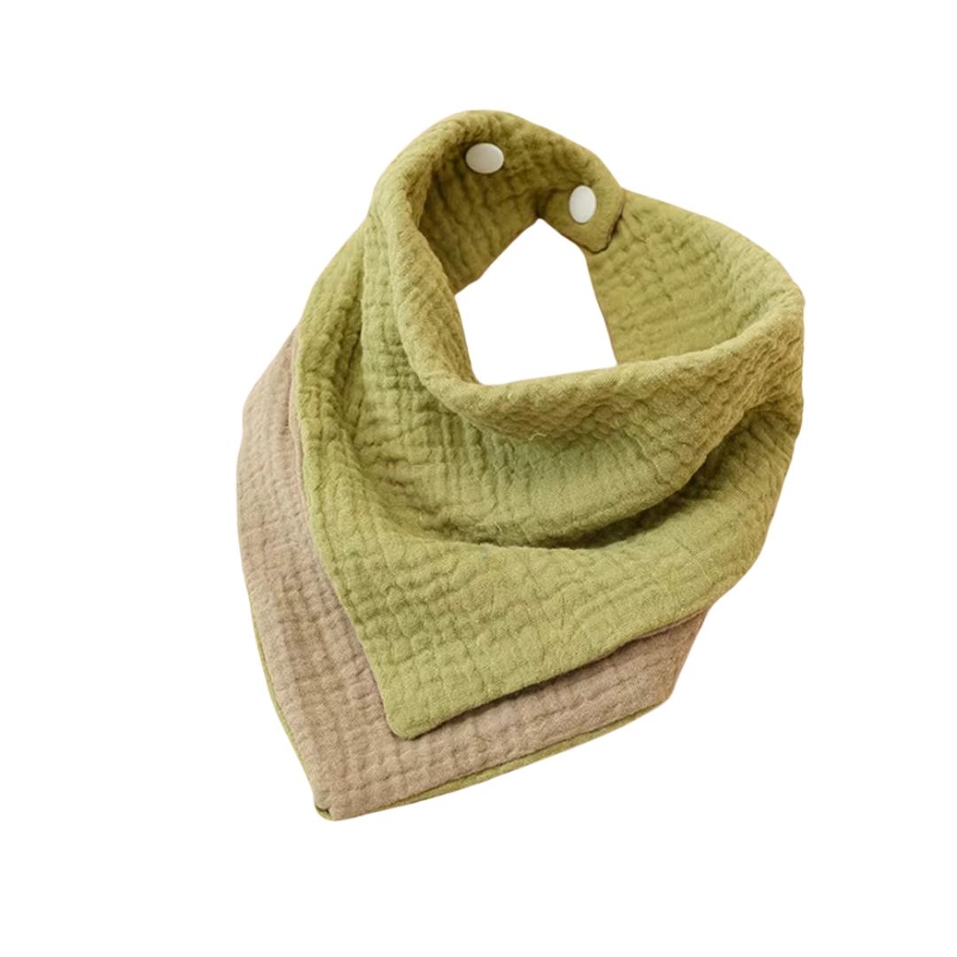 Forest Grove Reversible Cotton Bandana Bib