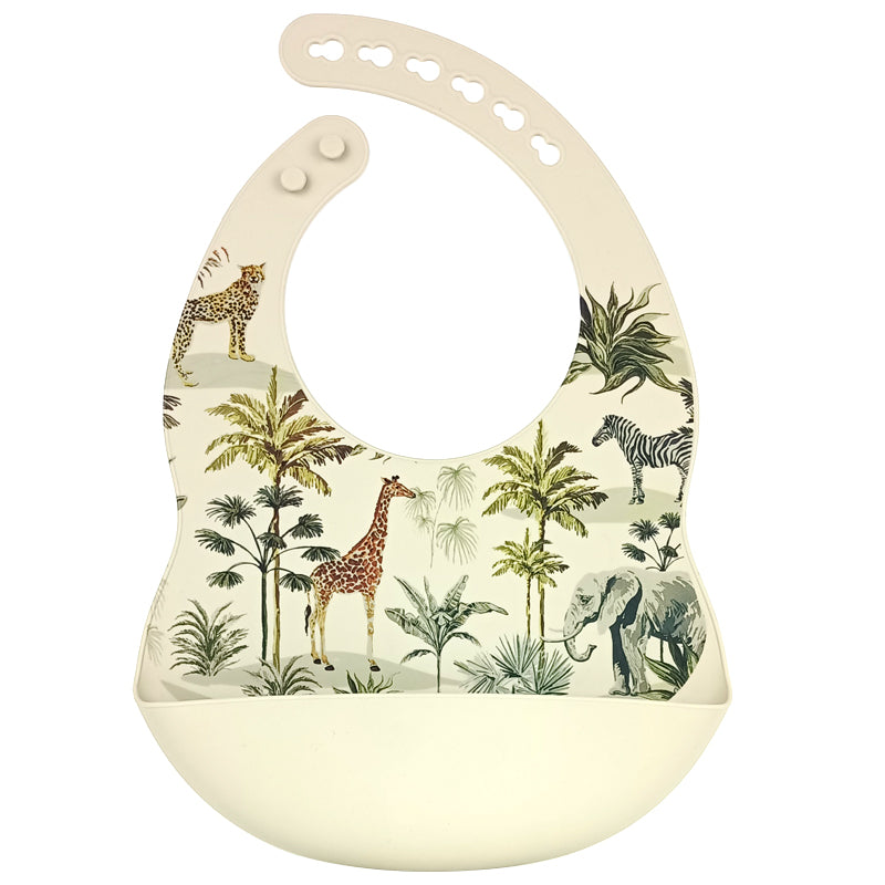 Safari Adventure Silicone Baby Bib