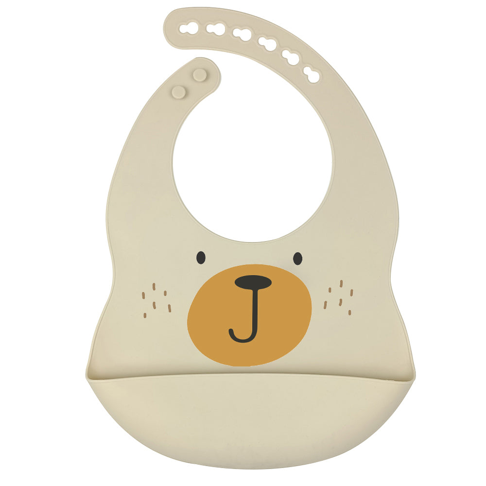 Bear Hugs Silicone Baby Bib