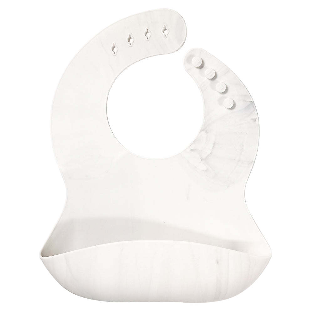 Marble Elegance Silicone Baby Bib