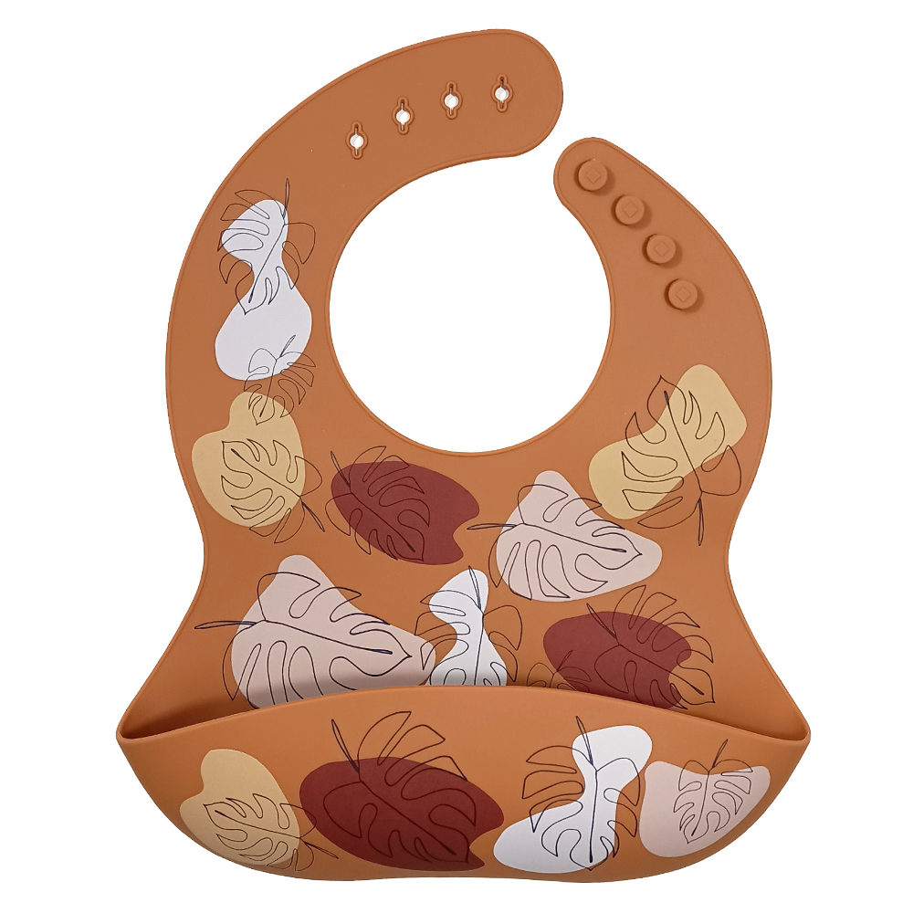 Autumn Leaves Silicone Baby Bib