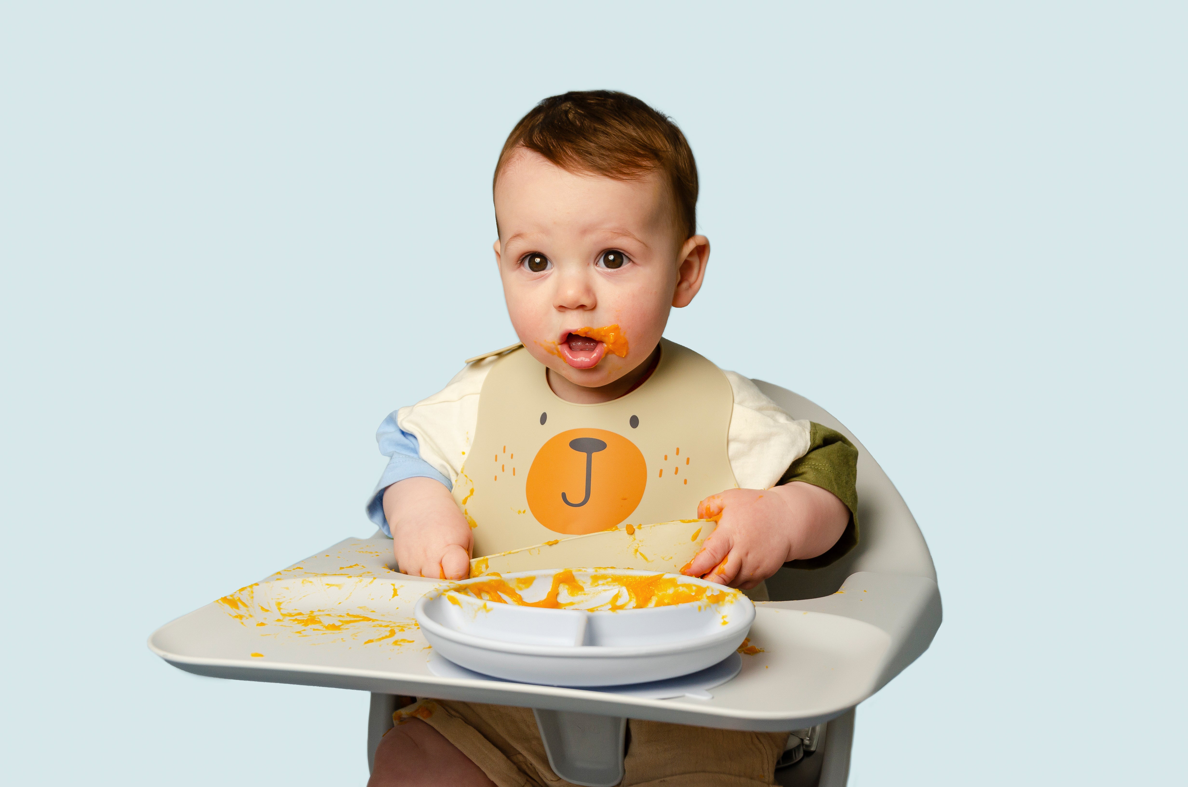 Bear Hugs Silicone Baby Bib