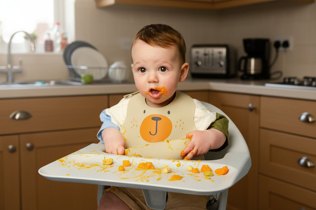 Bear Hugs Silicone Baby Bib
