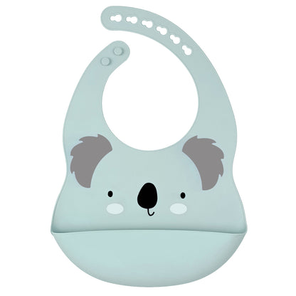 Wild Friends Silicone Bib Set