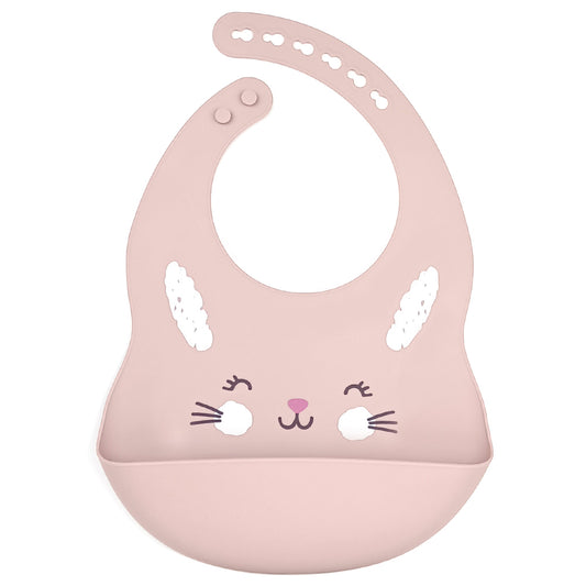 Cute Bunny Silicone Baby Bib