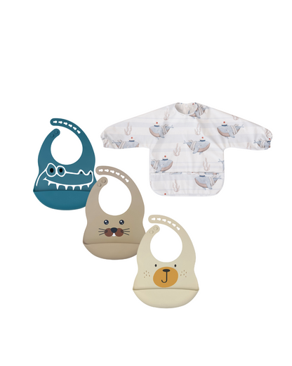 Ultimate Mealtime Bib Set