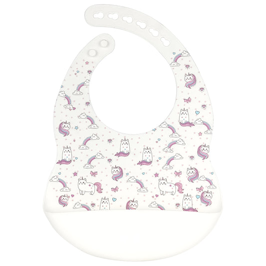 Magical Unicorn Silicone Baby Bib