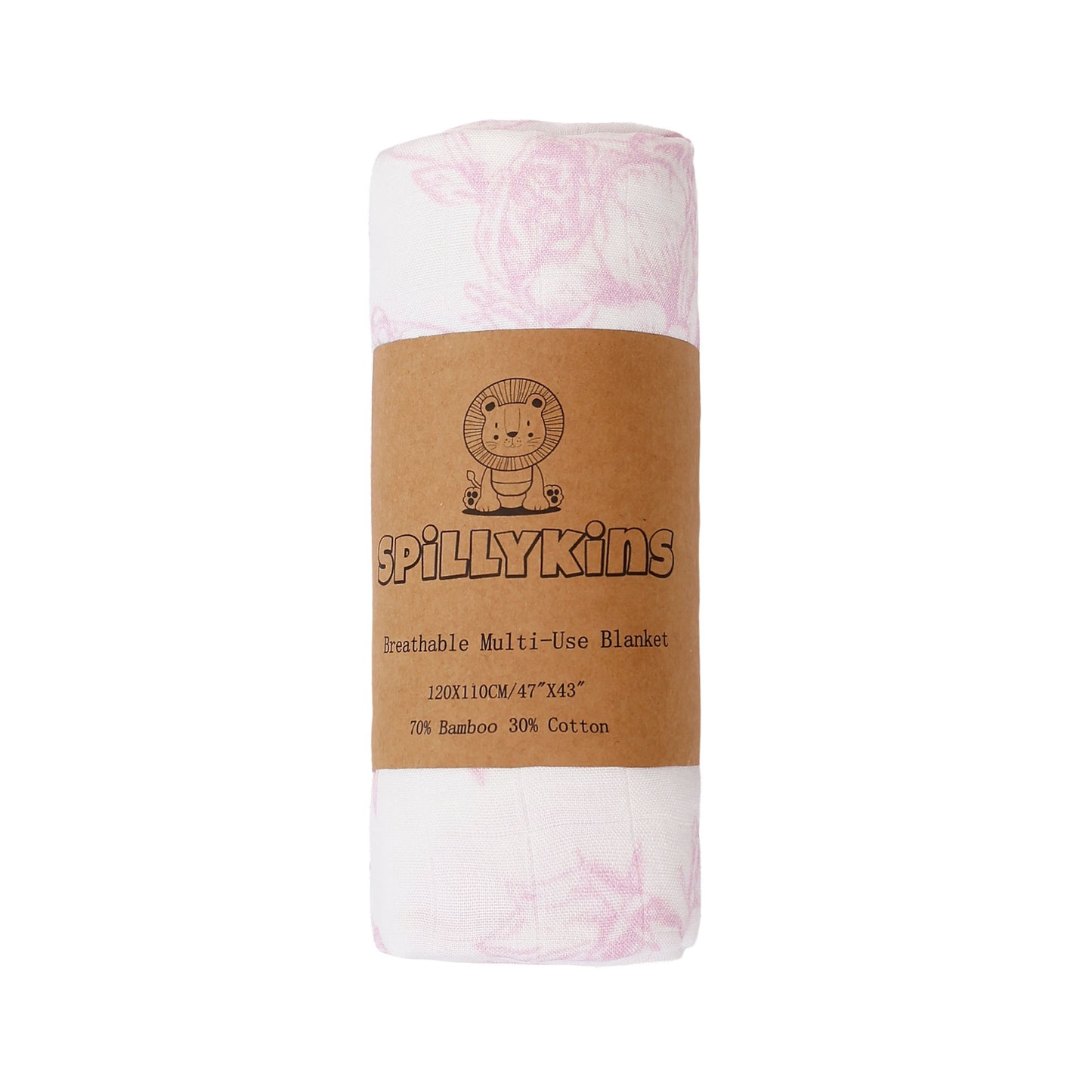 Pink Dreams Bamboo Cotton Swaddle