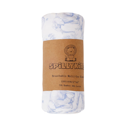 Safari Daydream Bamboo Cotton Swaddle