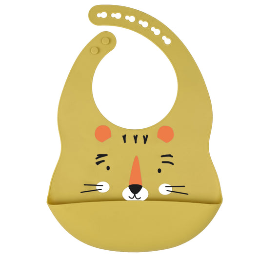 Terrific Tiger Silicone Baby Bib