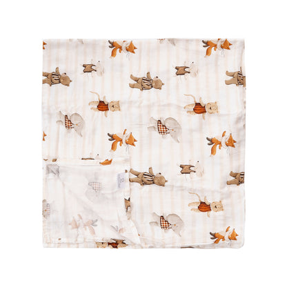 Under The Big Top Bamboo Cotton Swaddle