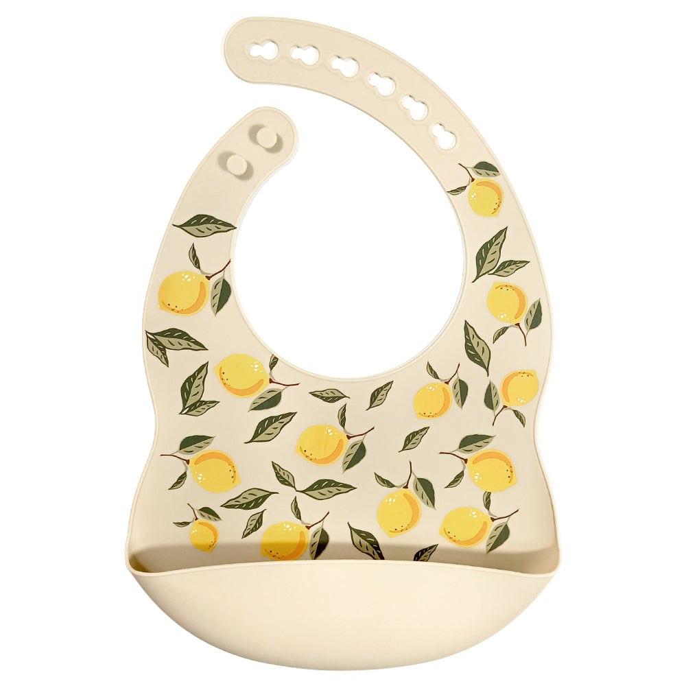LemonZest Silicone Baby Bib