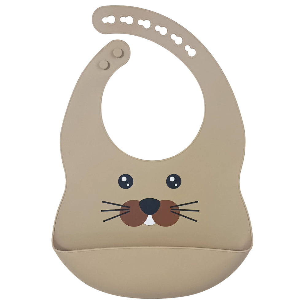 Cute Seal Silicone Baby Bib