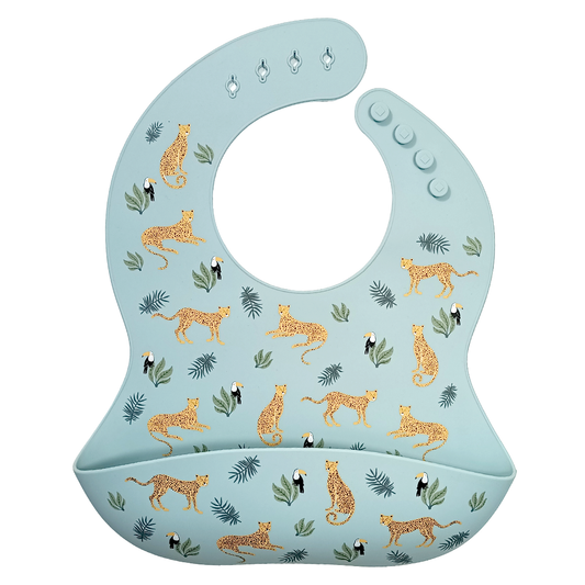 Jungle Safari Silicone Baby Bib
